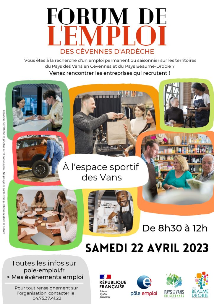 affiche du forum de l'emploi 