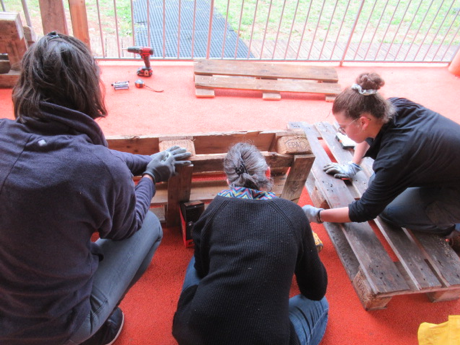 Chantier participatif à la crèche intercommunale