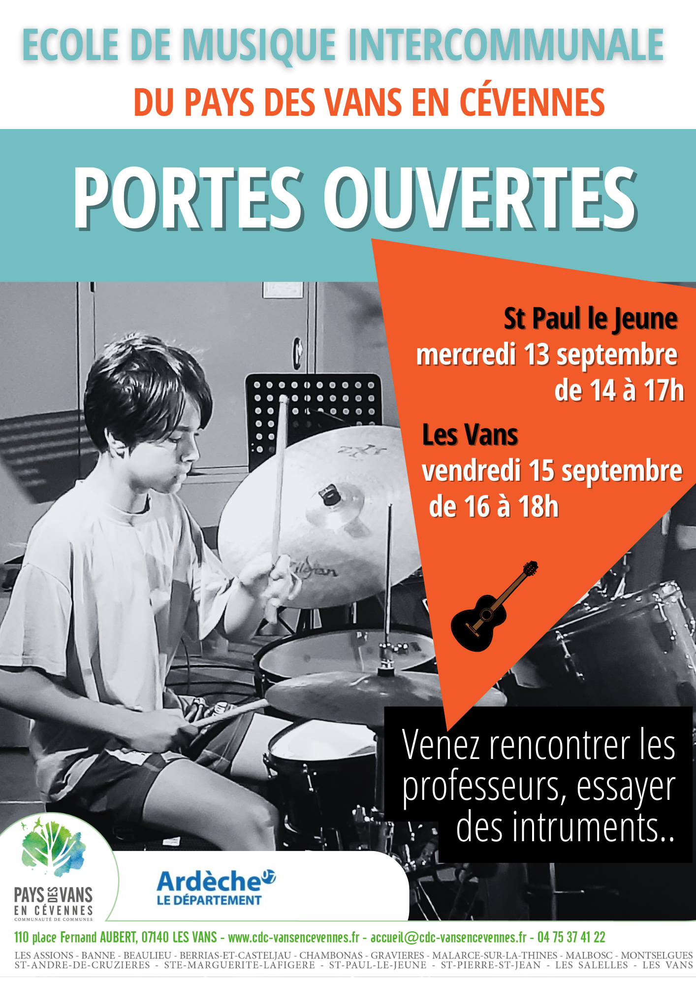 C'est la rentrée à l'École de Musique !