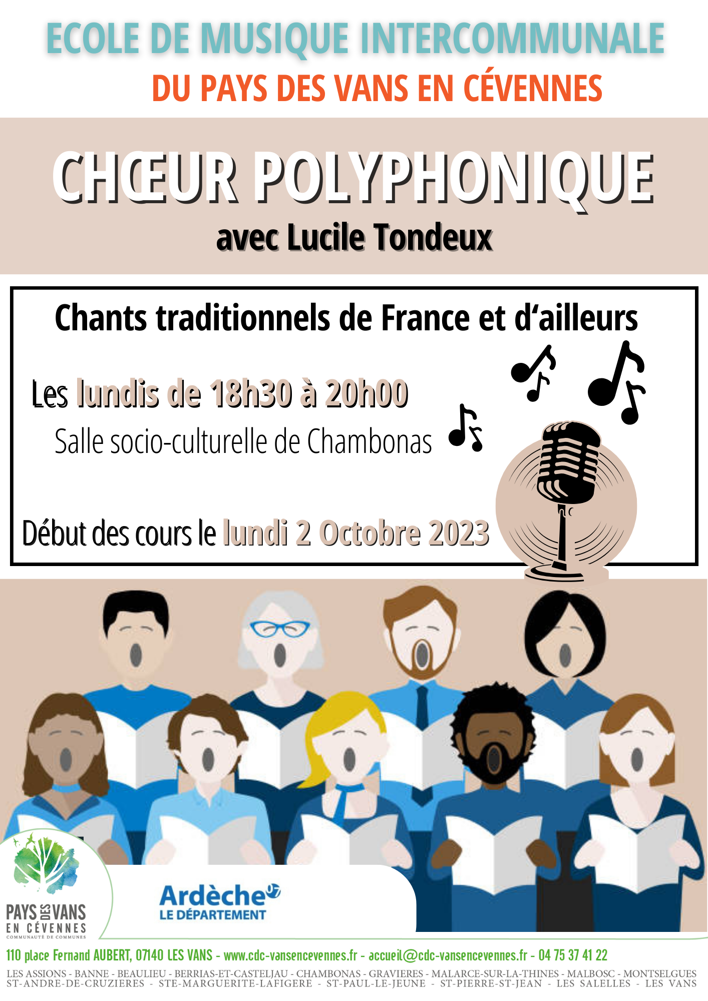 C'est la rentrée à l'École de Musique !