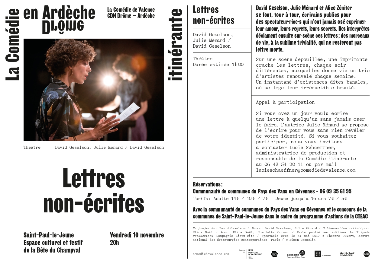 Lettres non-écrites