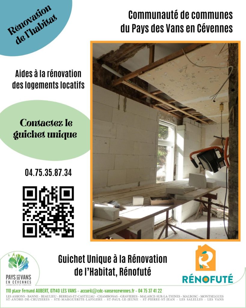 Affiche sur la rénovation de l'habitat locatif 2025