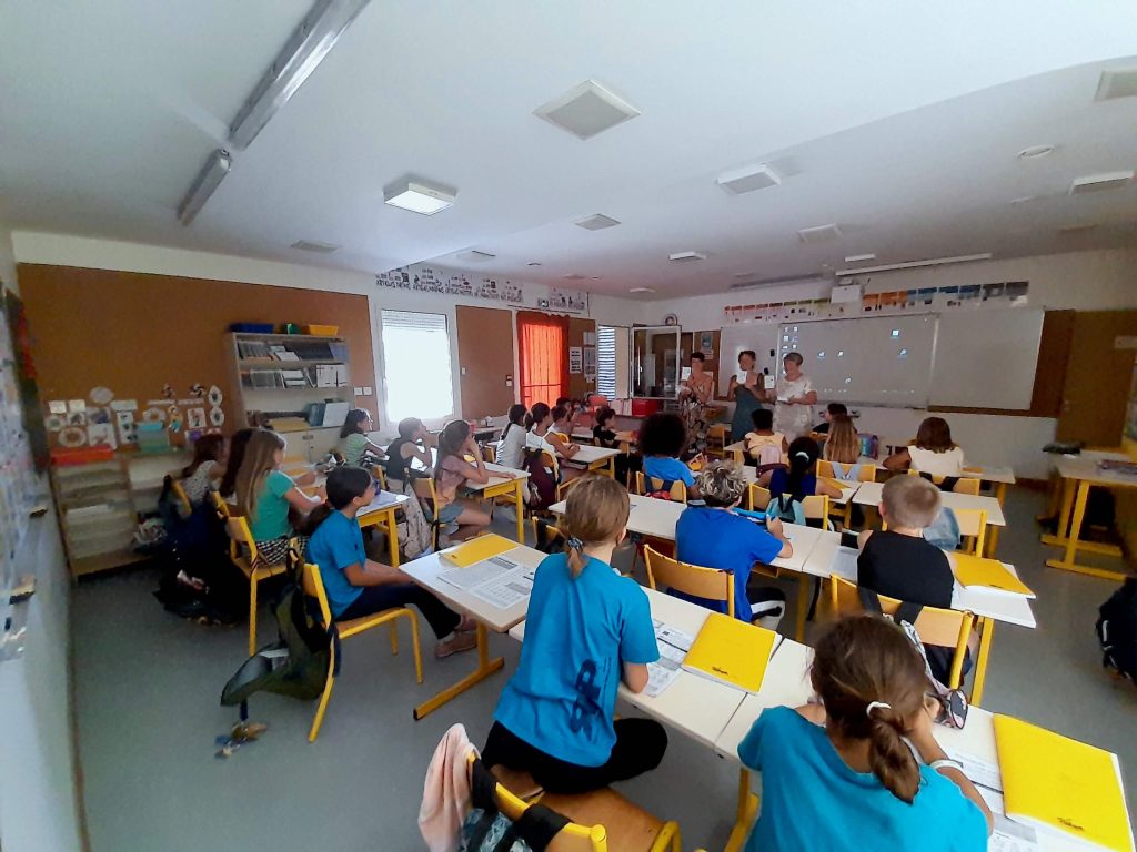 Photo prix littéraire 2025, école de Banne