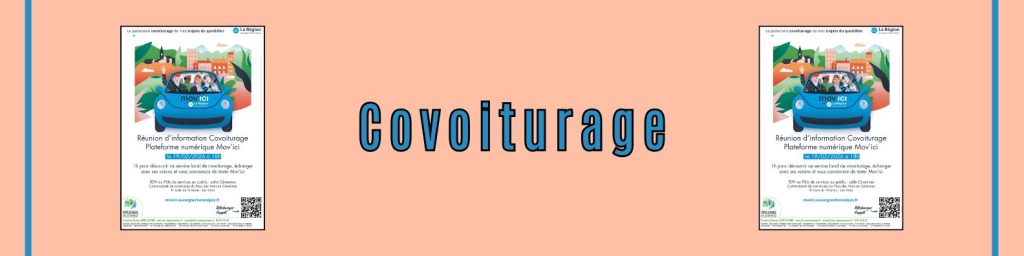 Bannière covoiturage
