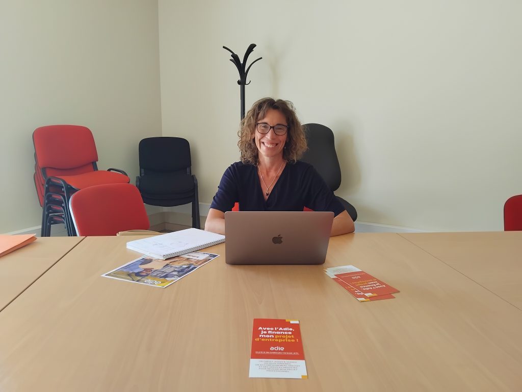 Photo de Virginie Chaume, responsable sud-Ardèche de l'ADIE