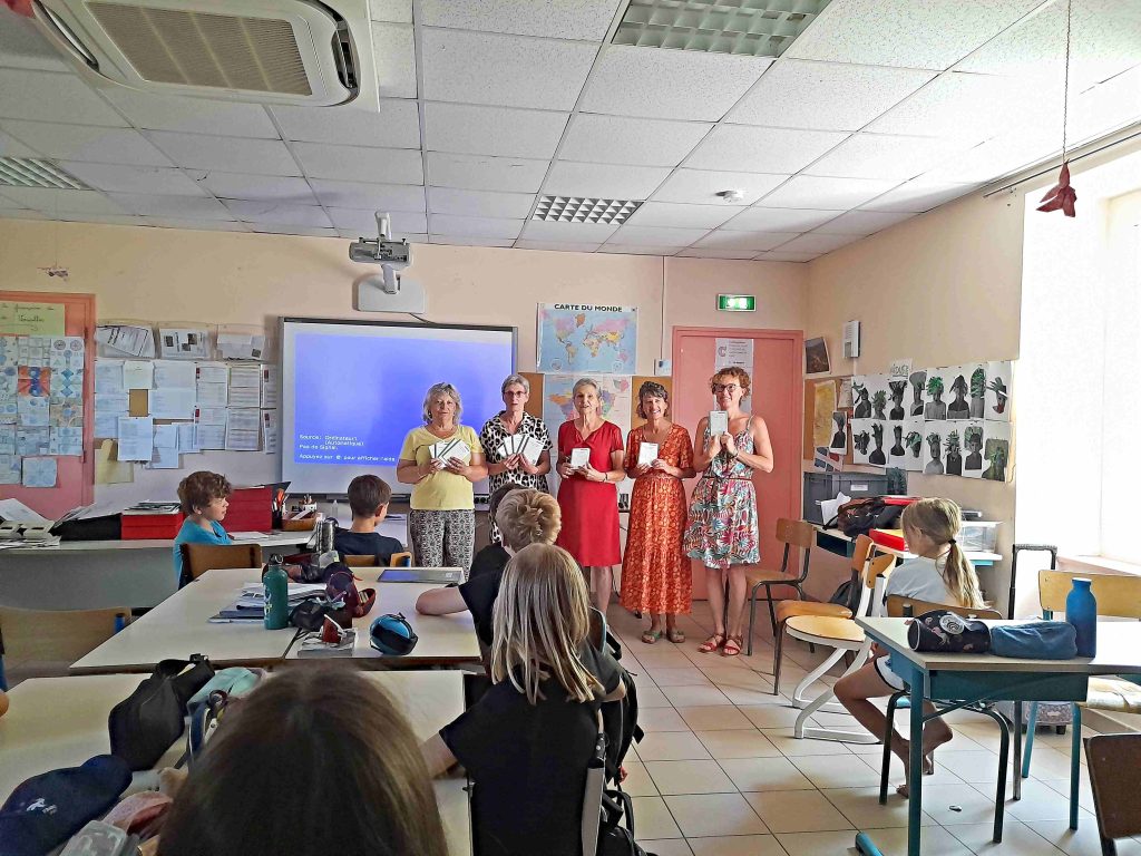 Photo de la Remise du prix littéraire 2026 à l'école de Berrias & Casteljau