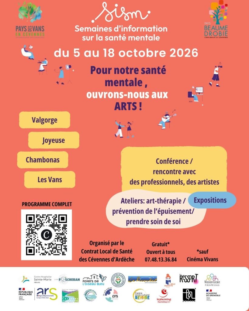 Affiche pour les Semaines d'information sur la santé mentale 2026